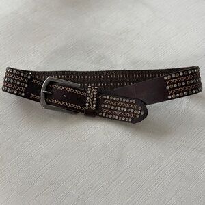 Bed Stu leather studded belt 🤎 Wide western / boho Y2K belt